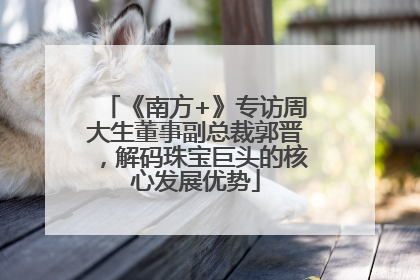 《南方+》专访周大生董事副总裁郭晋，解码珠宝巨头的核心发展优势