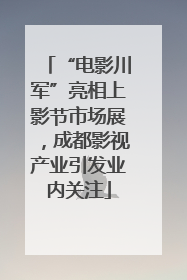 “电影川军”亮相上影节市场展，成都影视产业引发业内关注
