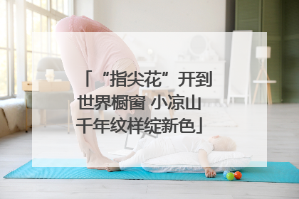 “指尖花”开到世界橱窗 小凉山千年纹样绽新色