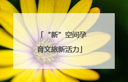 “新”空间孕育文旅新活力