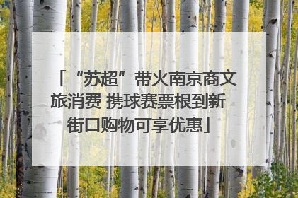“苏超”带火南京商文旅消费 携球赛票根到新街口购物可享优惠