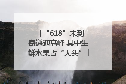 “618”未到 寄递迎高峰 其中生鲜水果占“大头”