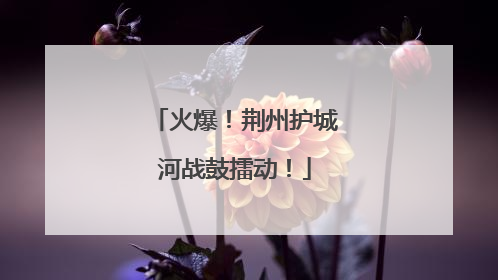 火爆！荆州护城河战鼓擂动！