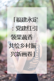 福建永定：党建红引领果蔬香 共绘乡村振兴新画卷