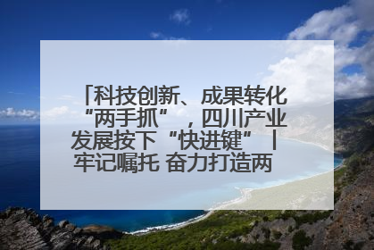 科技创新、成果转化“两手抓”，四川产业发展按下“快进键”丨牢记嘱托 奋力打造两高地两基地一屏障