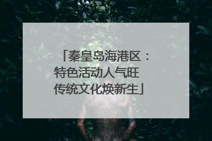 秦皇岛海港区：特色活动人气旺 传统文化焕新生