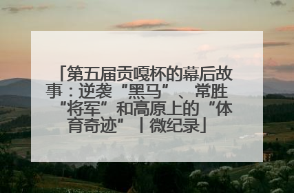 第五届贡嘎杯的幕后故事：逆袭“黑马”、常胜“将军”和高原上的“体育奇迹”丨微纪录