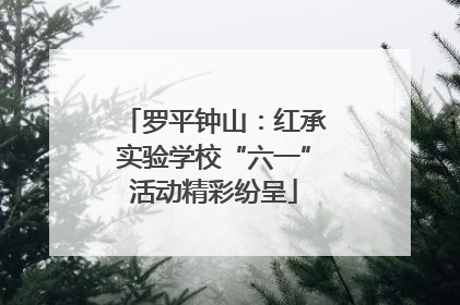 罗平钟山：红承实验学校“六一”活动精彩纷呈