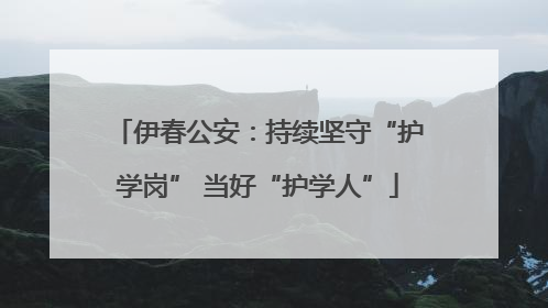 伊春公安：持续坚守“护学岗” 当好“护学人”