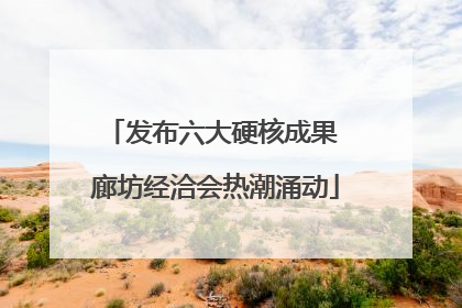 发布六大硬核成果 廊坊经洽会热潮涌动