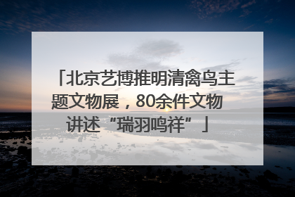 北京艺博推明清禽鸟主题文物展，80余件文物讲述“瑞羽鸣祥”