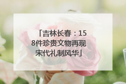 吉林长春：158件珍贵文物再现宋代礼制风华