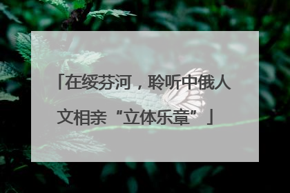 在绥芬河，聆听中俄人文相亲“立体乐章”