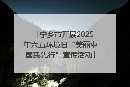 宁乡市开展2025年六五环境日“美丽中国我先行”宣传活动