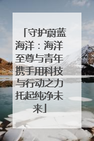 守护蔚蓝海洋：海洋至尊与青年携手用科技与行动之力托起纯净未来