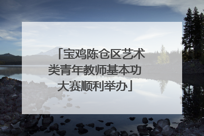 宝鸡陈仓区艺术类青年教师基本功大赛顺利举办