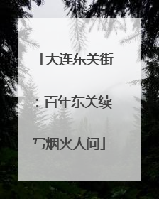 大连东关街：百年东关续写烟火人间