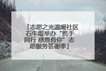 志愿之光温暖社区 石牛堰举办“携手同行 感恩有你”志愿服务答谢季