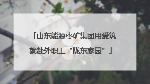 山东能源枣矿集团用爱筑就赴外职工“陇东家园”