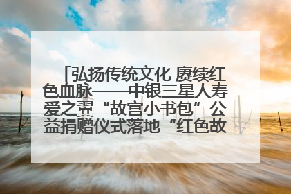 弘扬传统文化 赓续红色血脉——中银三星人寿爱之翼“故宫小书包”公益捐赠仪式落地“红色故都”江西瑞金