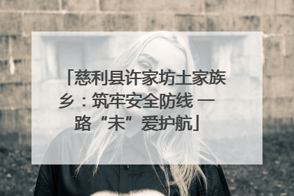 慈利县许家坊土家族乡：筑牢安全防线 一路“未”爱护航