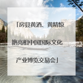 房县黄酒、黄精惊艳亮相中国国际文化产业博览交易会