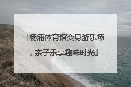 杨浦体育馆变身游乐场，亲子乐享趣味时光
