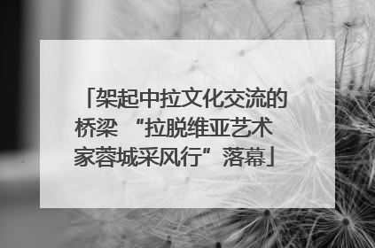 架起中拉文化交流的桥梁 “拉脱维亚艺术家蓉城采风行”落幕