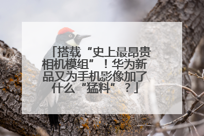 搭载“史上最昂贵相机模组”！华为新品又为手机影像加了什么“猛料”？