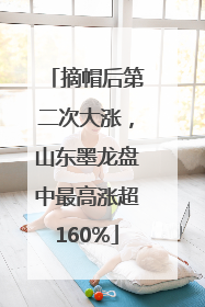 摘帽后第二次大涨，山东墨龙盘中最高涨超160%
