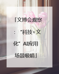 文博会观察：“科技+文化”AI应用场景吸睛