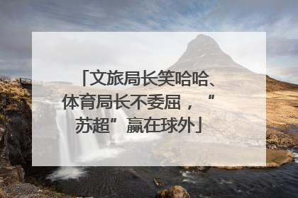 文旅局长笑哈哈、体育局长不委屈，“苏超”赢在球外