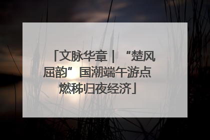 文脉华章｜“楚风屈韵”国潮端午游点燃秭归夜经济