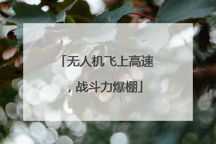 无人机飞上高速，战斗力爆棚