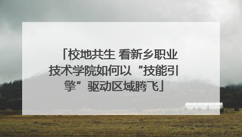 校地共生 看新乡职业技术学院如何以“技能引擎”驱动区域腾飞