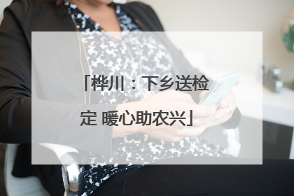 桦川：下乡送检定 暖心助农兴