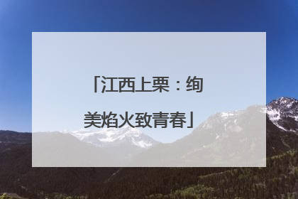 江西上栗：绚美焰火致青春