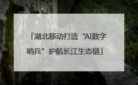 湖北移动打造“AI数字哨兵”护航长江生态链