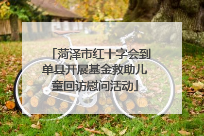 菏泽市红十字会到单县开展基金救助儿童回访慰问活动