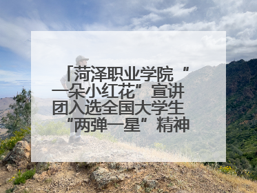 菏泽职业学院“一朵小红花”宣讲团入选全国大学生“两弹一星”精神宣讲团