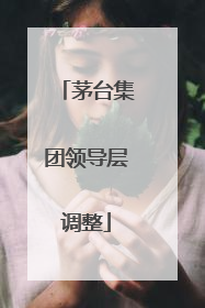 茅台集团领导层调整