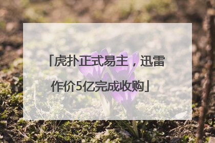 虎扑正式易主，迅雷作价5亿完成收购