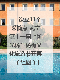 设立11个采摘点 武宁第十一届“新光杯”杨梅文化旅游节开幕（组图）