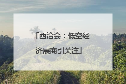 西洽会：低空经济展商引关注