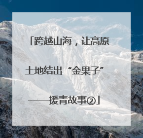 跨越山海，让高原土地结出“金果子”——援青故事②