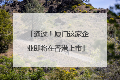 通过！厦门这家企业即将在香港上市
