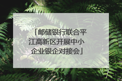 邮储银行联合平江高新区开展中小企业银企对接会