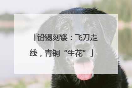 铅锡刻镂：飞刀走线，青铜“生花”