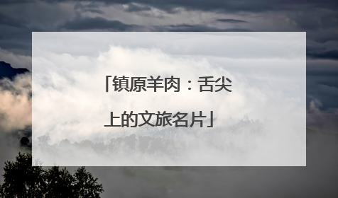 镇原羊肉：舌尖上的文旅名片