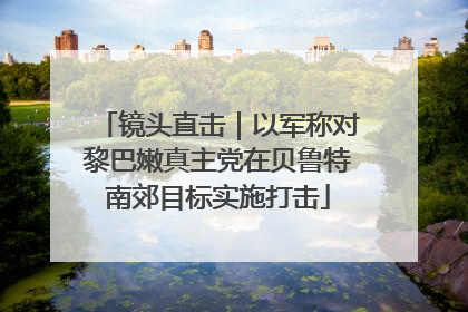 镜头直击｜以军称对黎巴嫩真主党在贝鲁特南郊目标实施打击